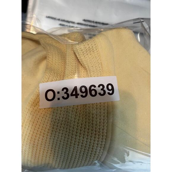 Womens Nok Nok Sweater L Excellent Cream V-Neck Pull Over Vintage - Picture 2 of 8